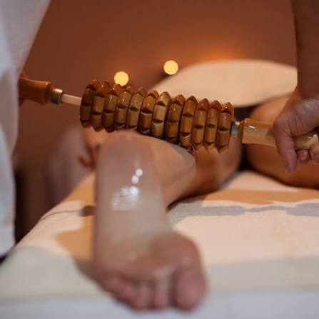 Serene treatment room interior
